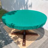 round table with central leg and extension, Baumann design
