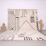 Tapis fait main traditionnal 250cmX150cm marocain