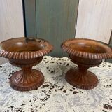 Set of 2 small cast iron Medicis