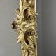 Large gilded wooden mirror in Louis XV style, 19th century.