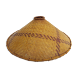 Wicker lampshade