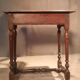 Rectangular side table from the eighteenth century.
