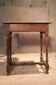 Rectangular side table from the eighteenth century.