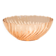 Pink glass salad bowl pink rosaline