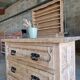 Commode ancienne en bois massif – rénovée