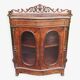 Napoleon III period display cabinet in rosewood.