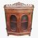 Napoleon III period display cabinet in rosewood.