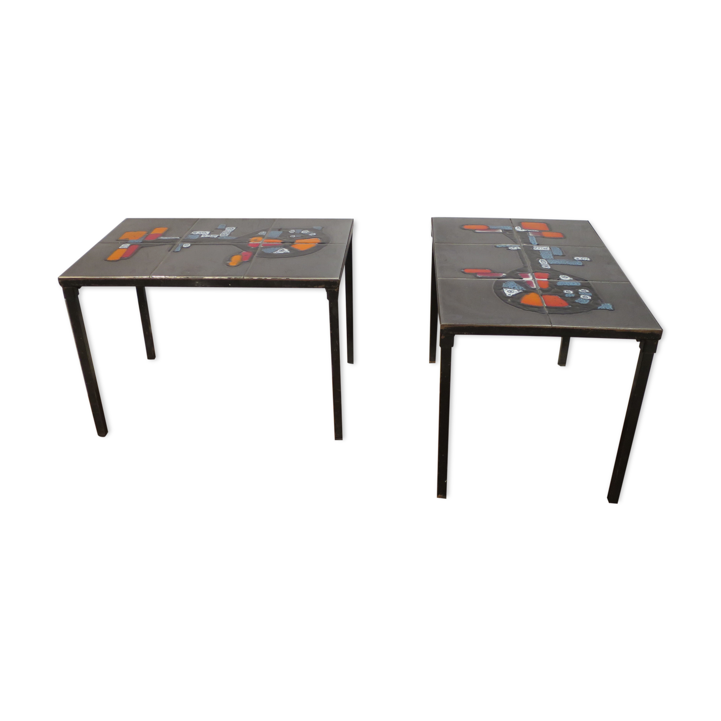 Set of 2 ceramic coffee tables