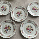 5 dessert plates Orchies Moulin des Loups