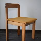 4 70s brutalist style chairs