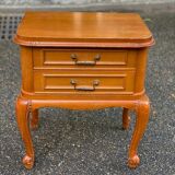 Louis XV bedside table in solid wood from the 20th century