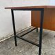 Bureau moderniste vintage en bois et métal
