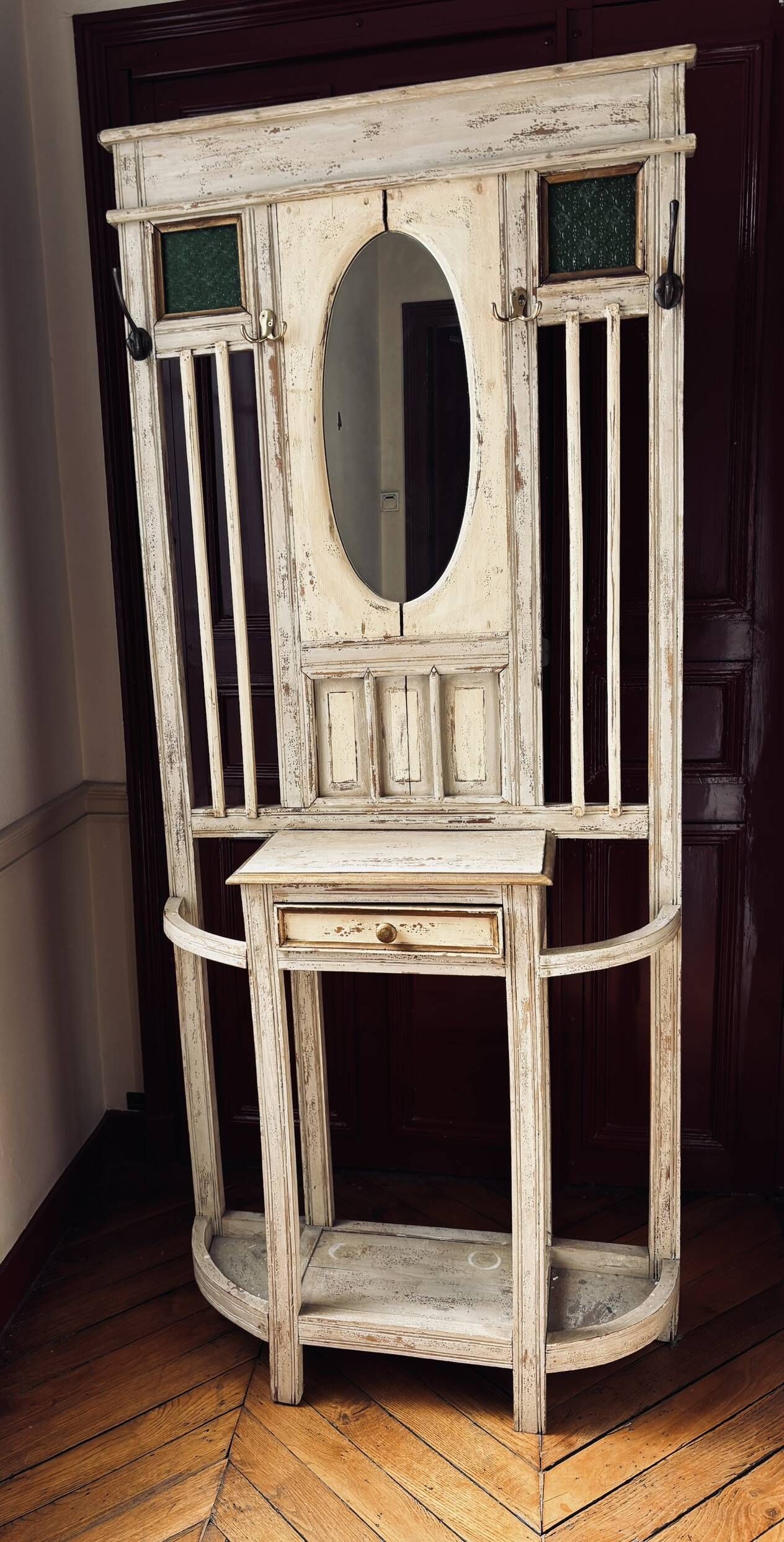 Vintage entrance wardrobe furniture