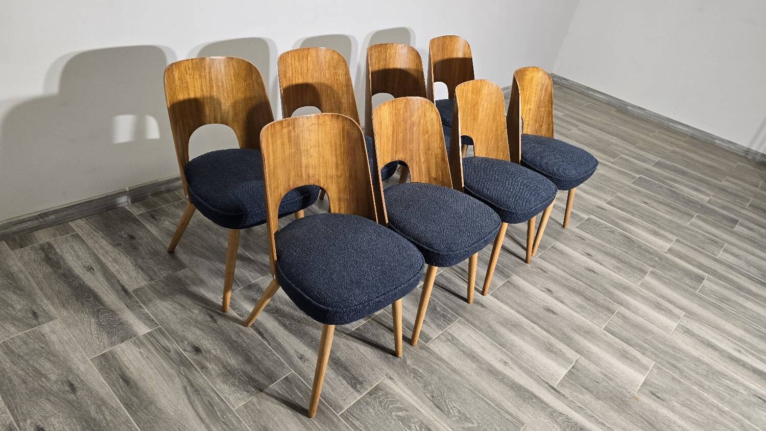 Dining Chairs by Oswald Haerdtl, 1950s, Set of 8