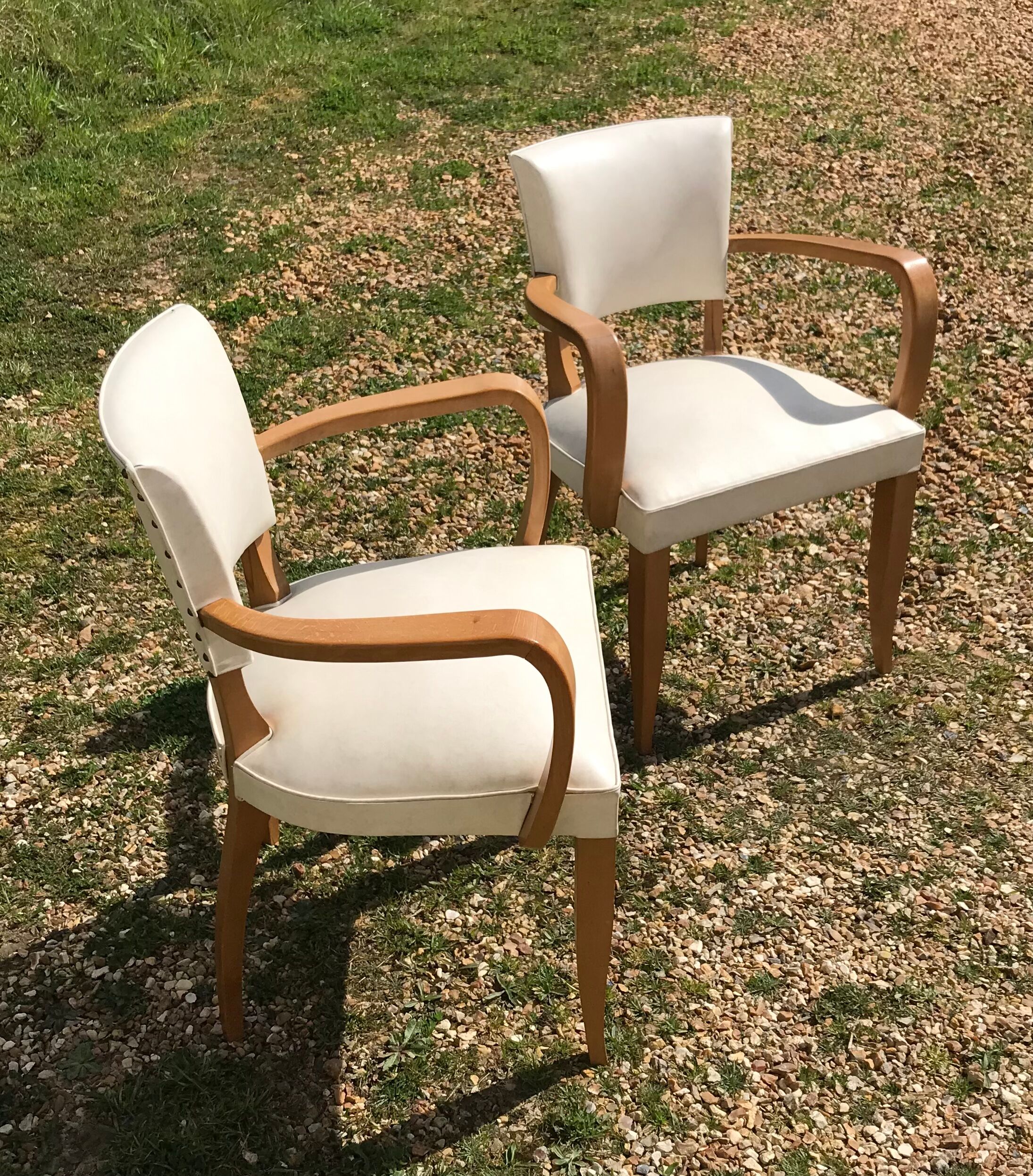 Paire de fauteuils Bridge