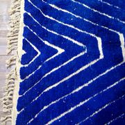 Moroccan rug in natural wool 2.5x1.5 m