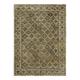 Handmade turkish decorative 1980s 300 cm x 398 cm beige wool carpet