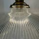 Suspension glass holophane 1950s