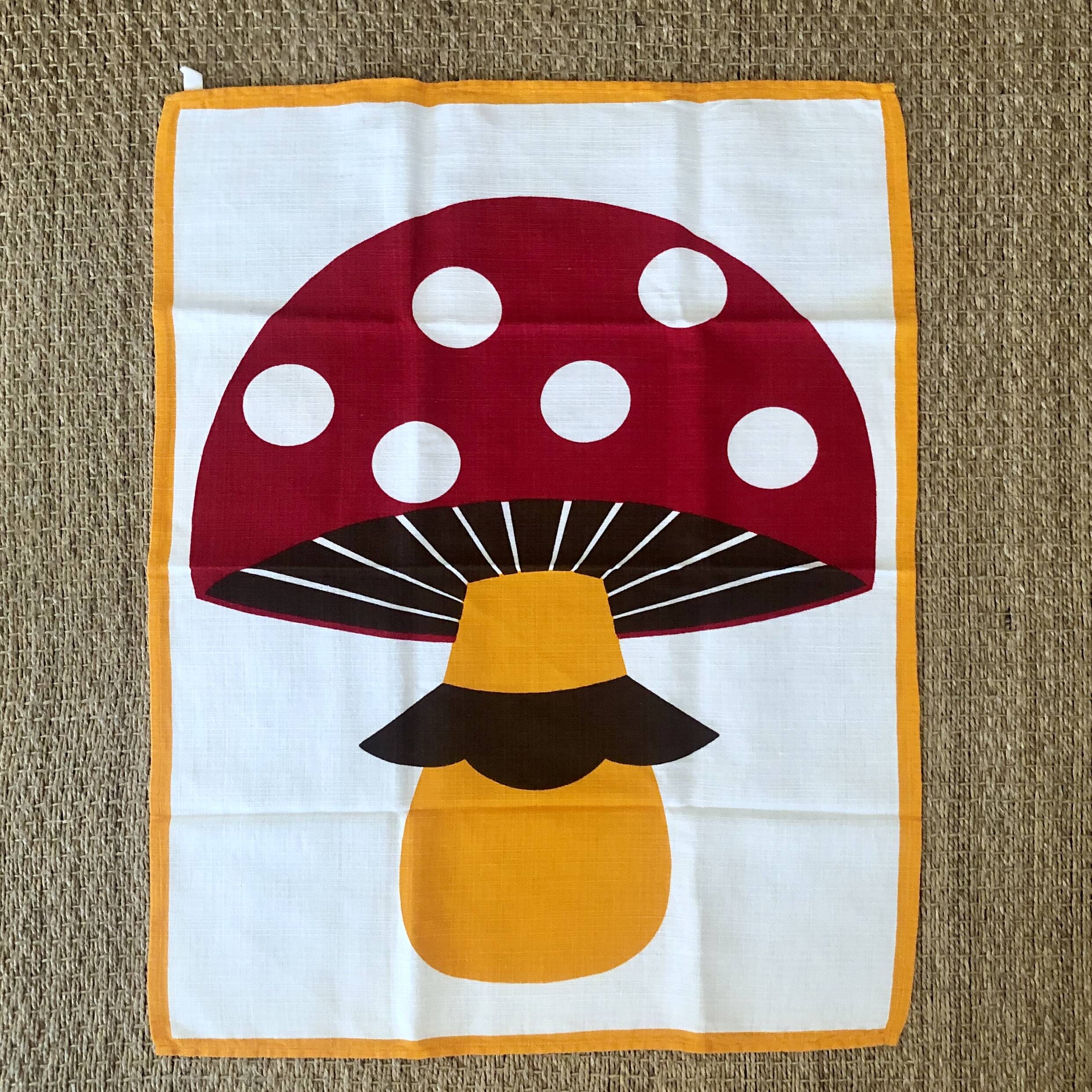 Large vintage tea towel