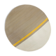 Round carpet or wall decoration in natural fiber of caña flecha