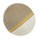 Round carpet or wall decoration in natural fiber of caña flecha