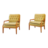 Two mid century armchairs