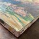 Table huile sur toile  "Bouquet of flowers" signed M De Rebeval  twentieth century