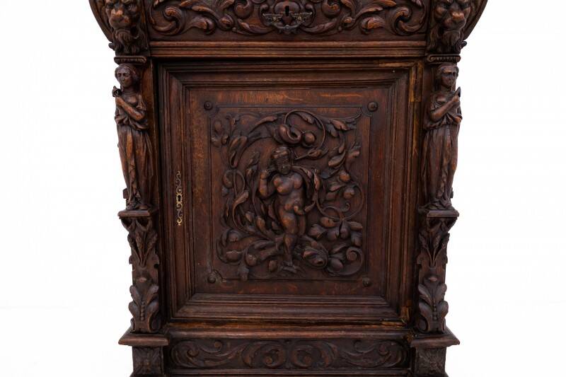 Carved chest of drawers, France, circa 1840.