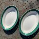 Set of two serving dishes Digoin and Sarreguemines