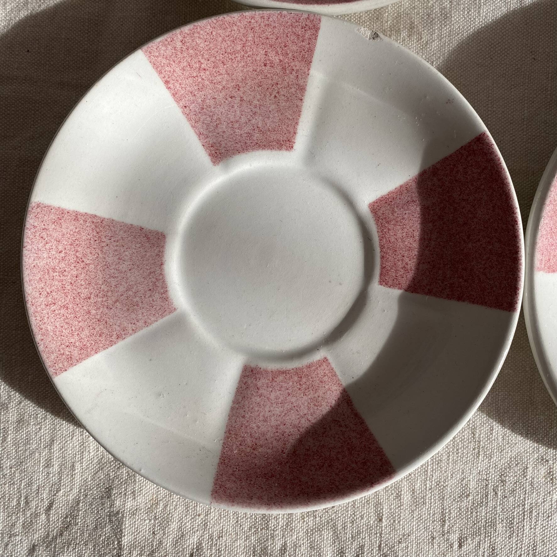 Cups and saucers from the 1960s.