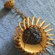 Vintage rattan pendant light