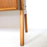 Double teak bookshelf from the 1960s.