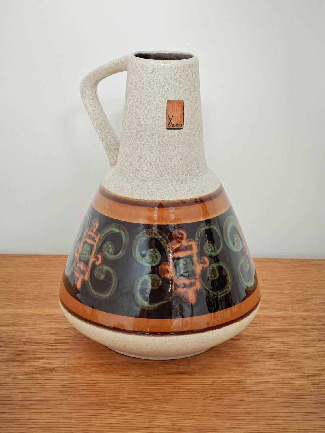 West Germany vase 310 - 22 Dumler and Breiden ochre green