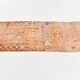 Tapis de couloir vintage orange doux 3x11, en laine, 90x330 cm