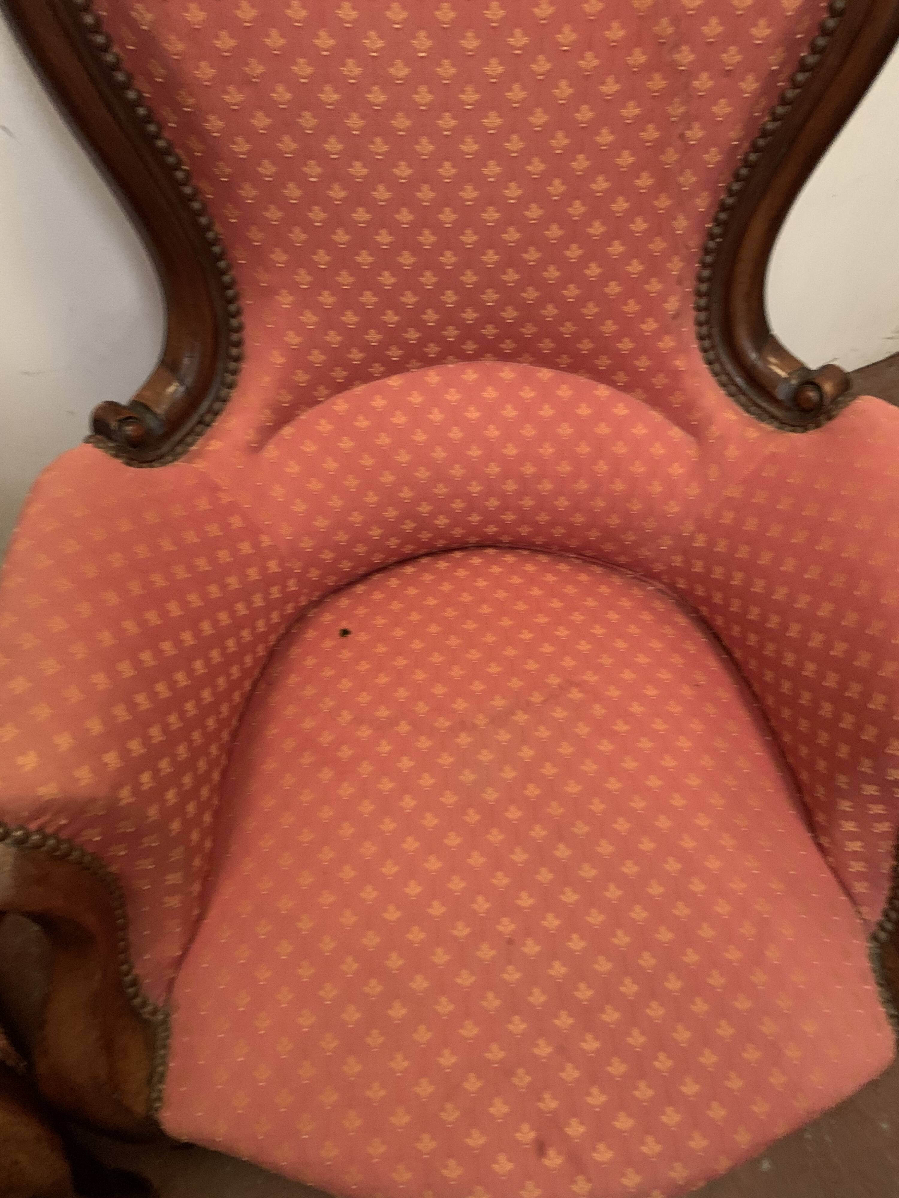 Paire de fauteuils Louis Philippe en acajou XIX siècle