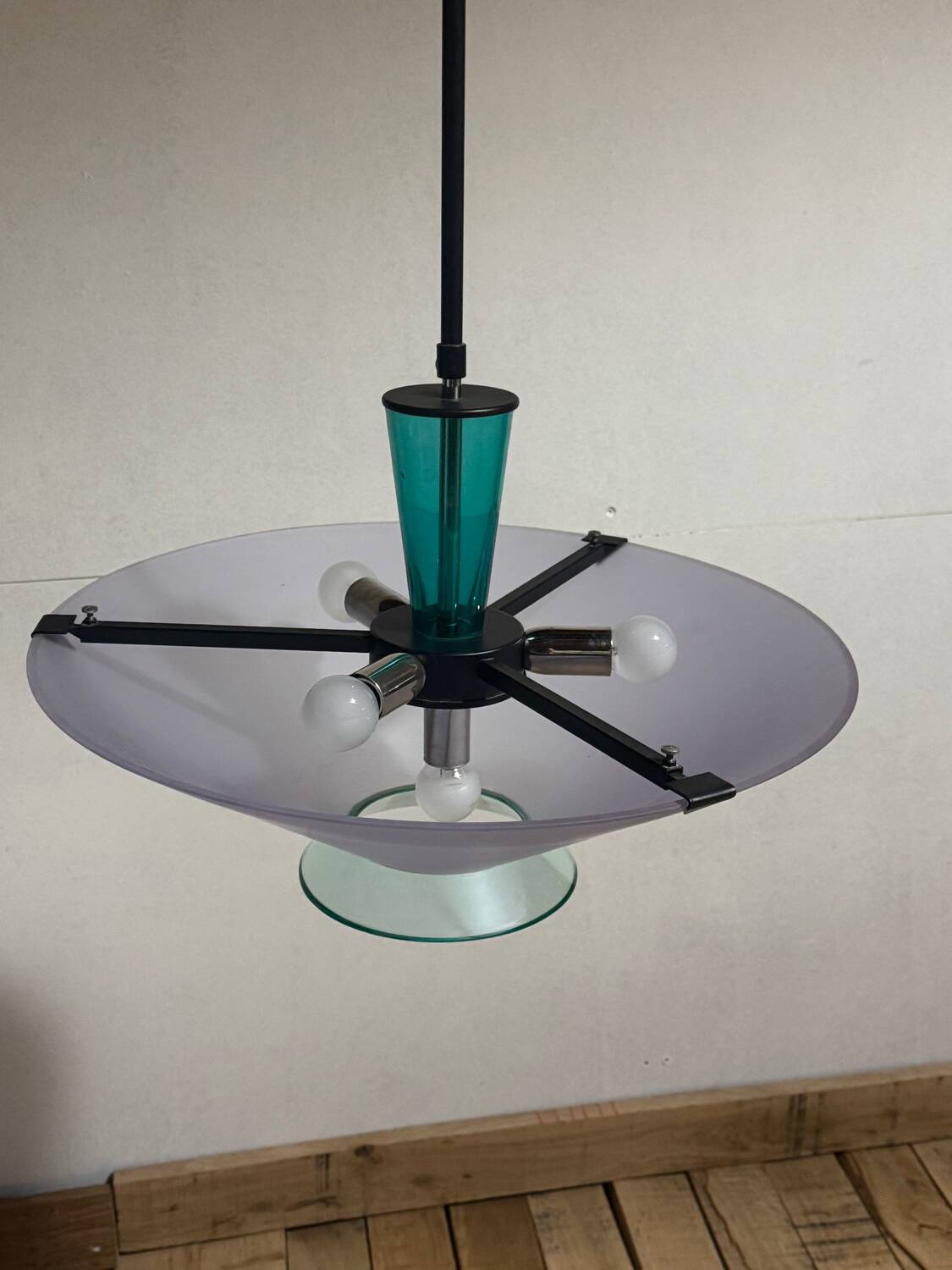 1970s designer chandelier