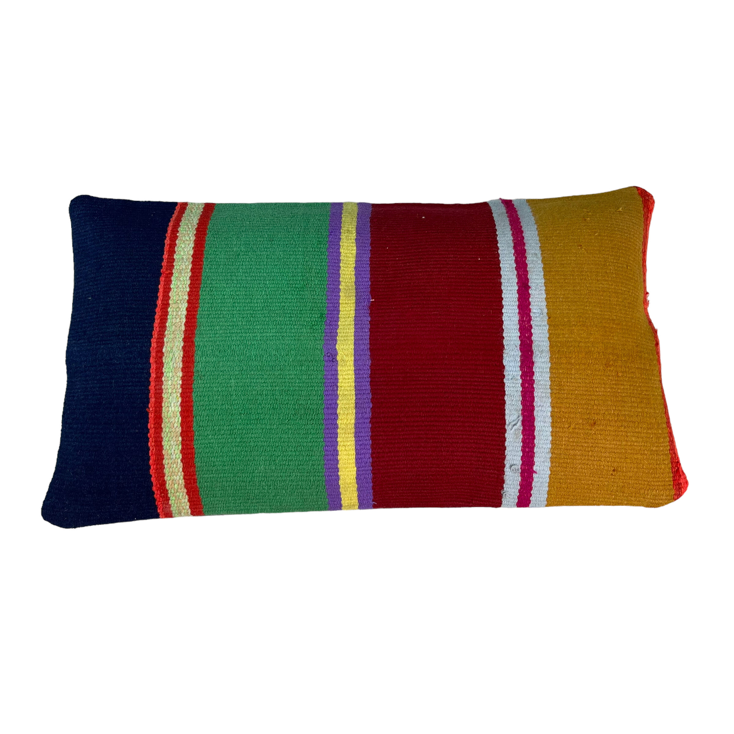 Vintage turkish kilim cushion cover 30x50cm