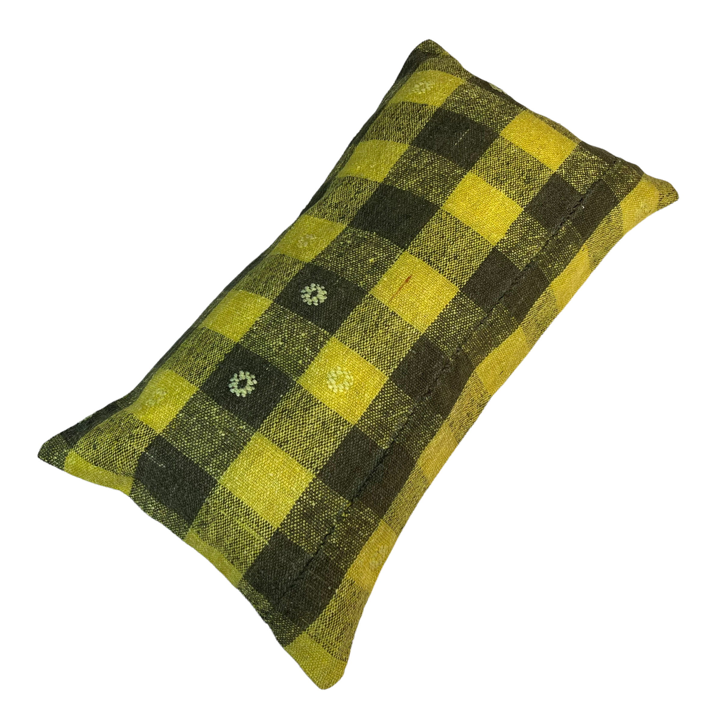 Vintage turkish kilim cushion cover , 30 x 60 cm