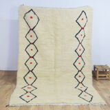 Handmade berber carpet 259 x 151 cm