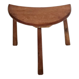 Tabouret demi-lune vintage 1960