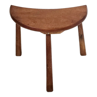 Vintage half-moon stool 1960