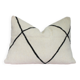 Moroccan wool pillow