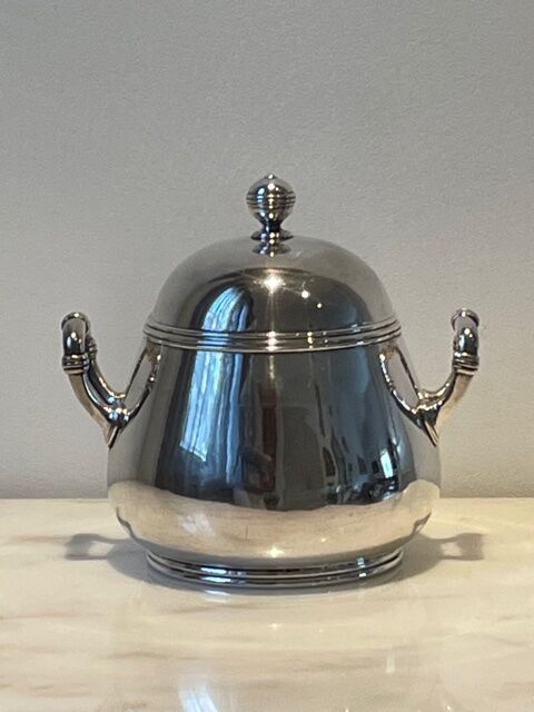Sugar Christofle Art Deco, silver metal