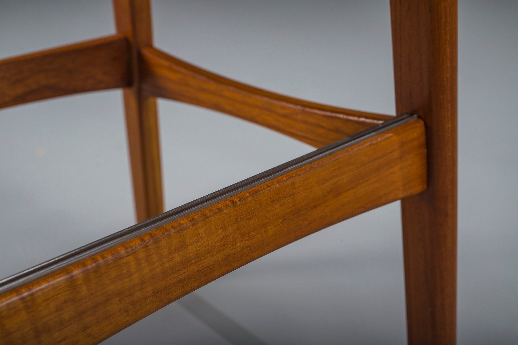 Danish modern teak bar stools by Dyrlund, Denmark, 1960s, set of 2