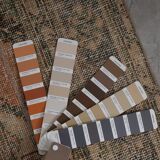 Vintage Turkish Oushak Rug Handwoven 59x674 cm