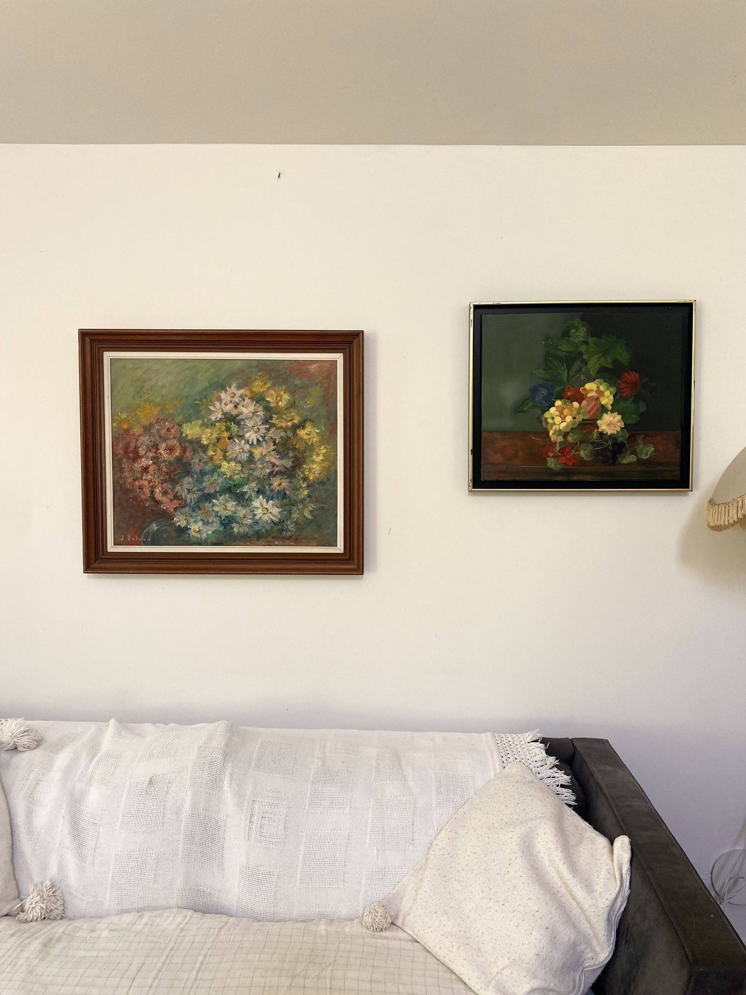 Huile sur toile - Bouquet impressionniste - 1950 il