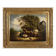 Tableau rococo avec cadre en bois doré, Belgique vers 1900