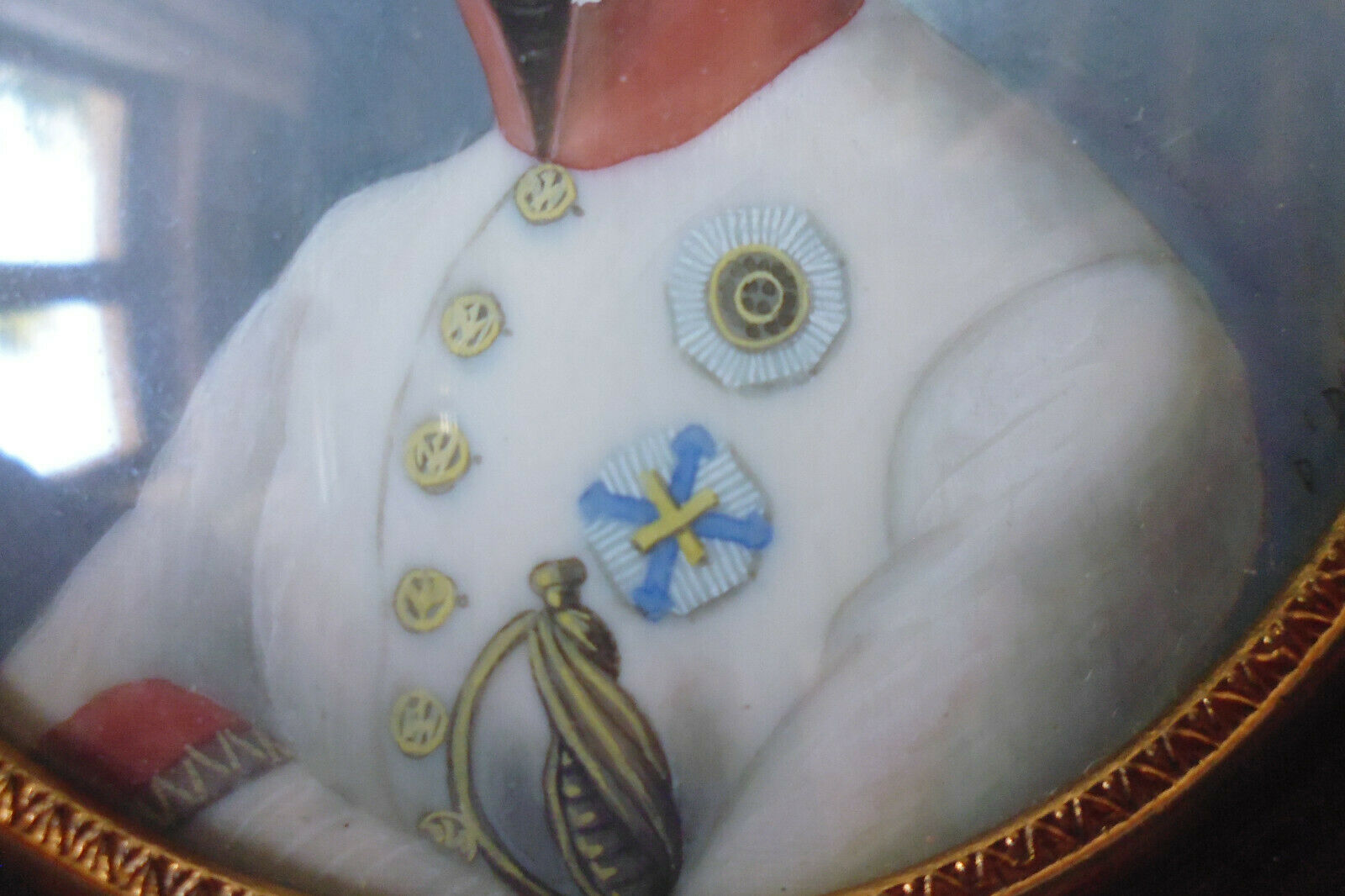 Portrait miniature painting Napoleon II the Aiglon by D' Daffinger 19th 19th 19th