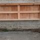 Cherry wood headboard 140 cm