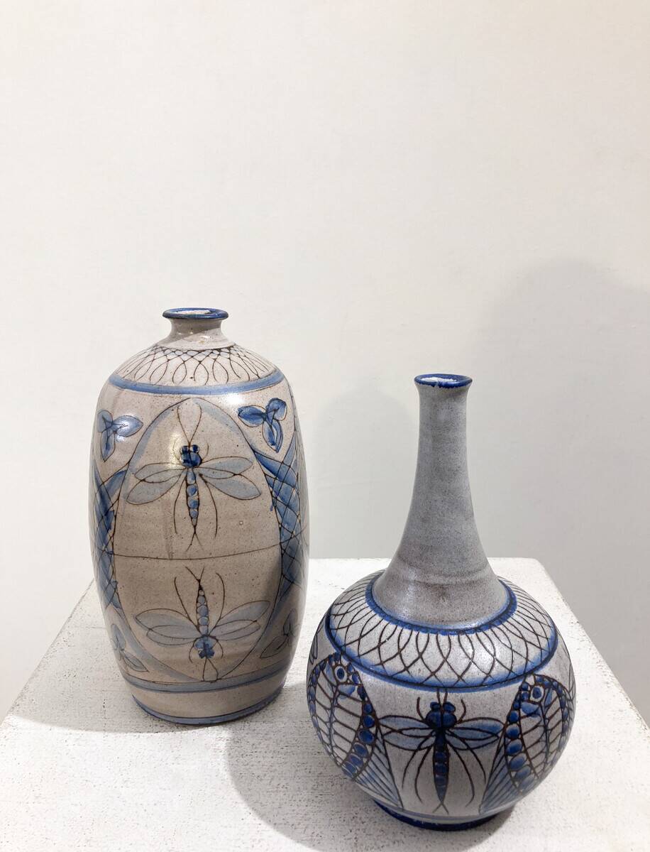 Mid-Century Modern Set of Ceramic Vases